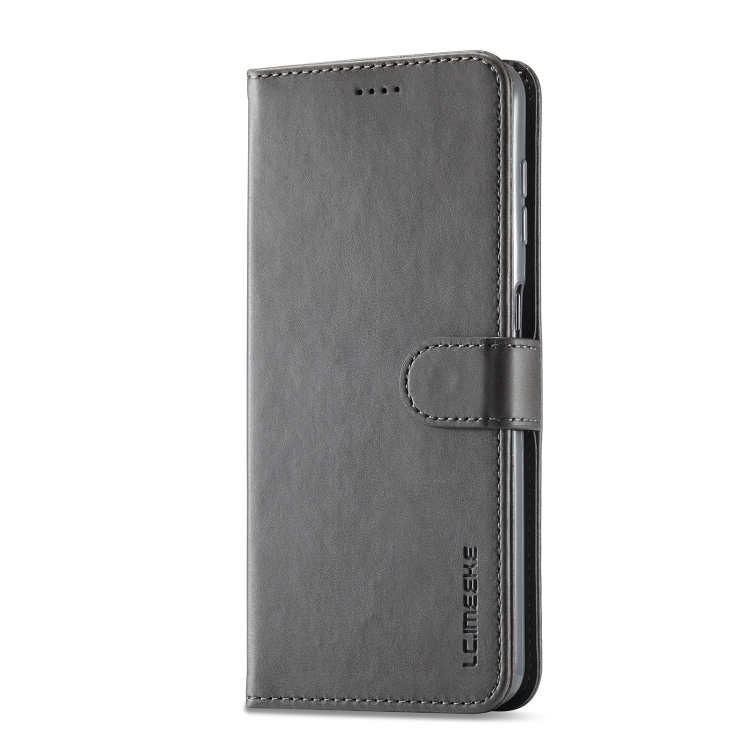 LC.IMEEKE LC.IMEEKE Samsung Galaxy A24 5G Fodral Läder Grå