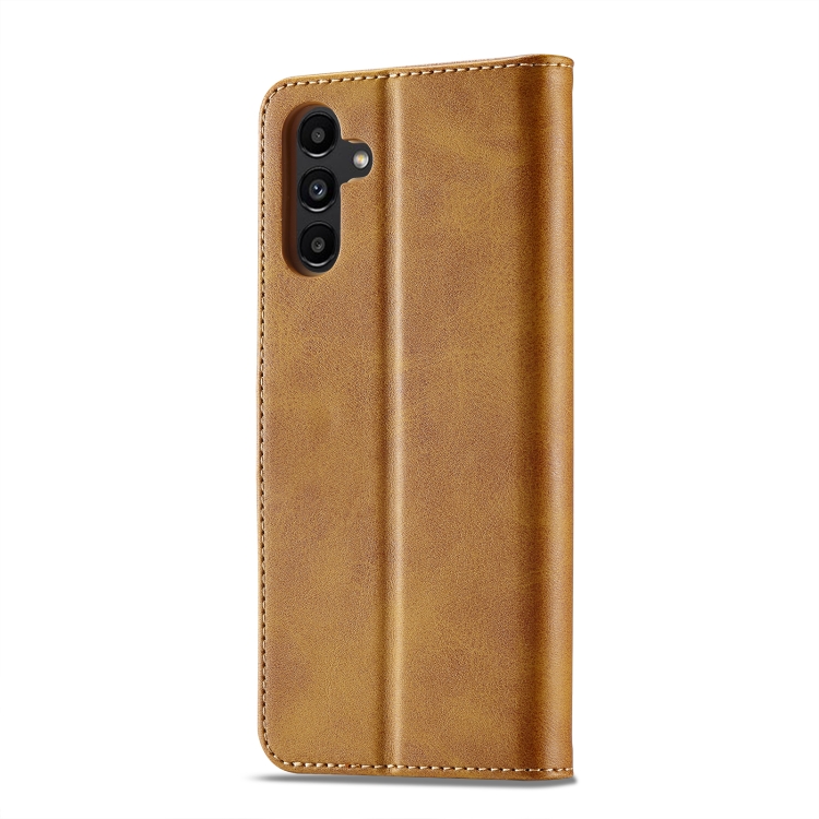 LC.IMEEKE LC.IMEEKE Samsung Galaxy A24 5G Fodral Läder Brun