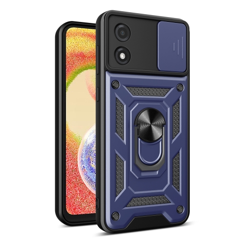  Motorola Moto E13 Skal CamShield Ring Blå