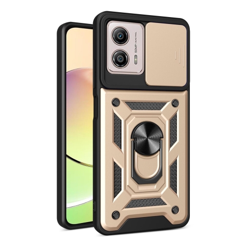  Motorola Moto G13 / G23 / G53 5G Skal CamShield Ring Guld