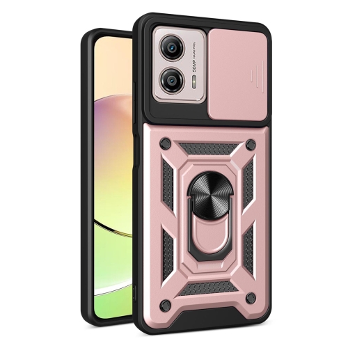  Motorola Moto G13 / G23 / G53 5G Skal CamShield Ring Roséguld