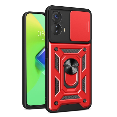  Motorola Moto G73 5G Skal CamShield Ring Röd
