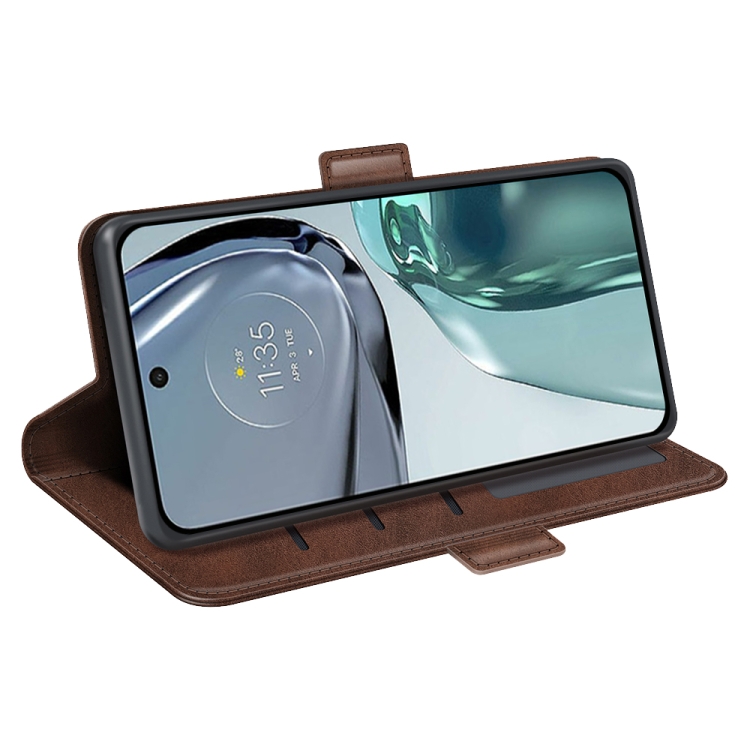  Motorola Moto G62 5G Fodral Magnetisk Stängning Brun