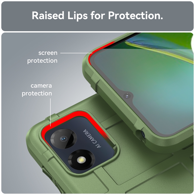  Motorola Moto E13 Skal Robust Grön