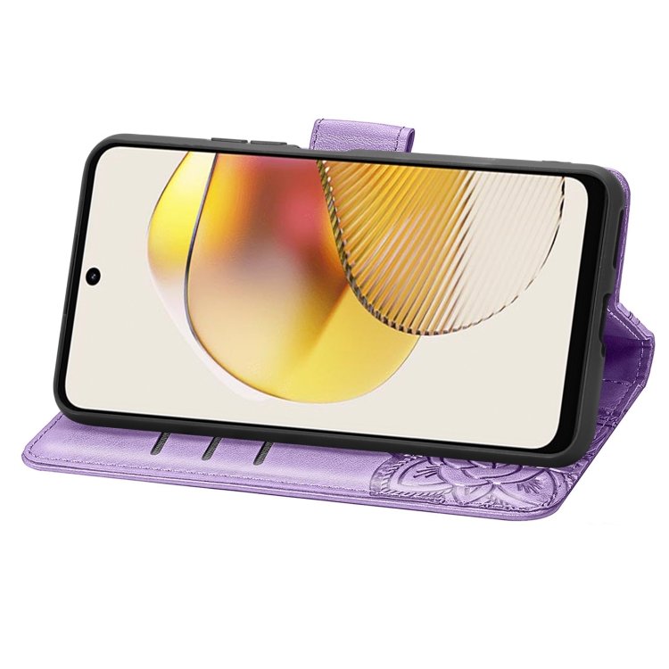  Motorola Moto G73 5G Fodral Butterfly Lila