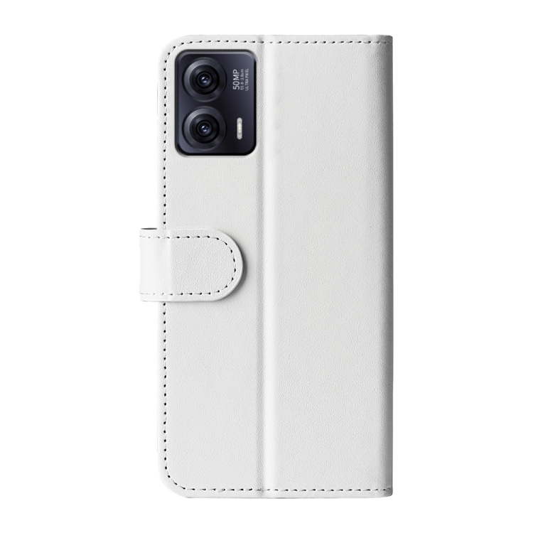  Motorola Moto G73 5G Fodral Crazy Horse Läder Vit