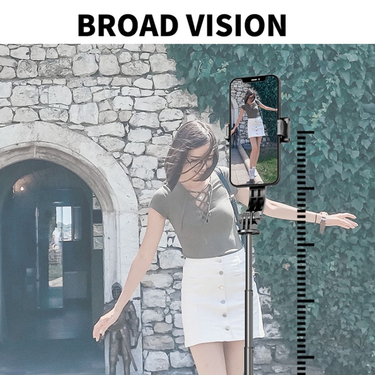  Selfie Stick Tripod 106 cm Trådlös Bluetooth Svart