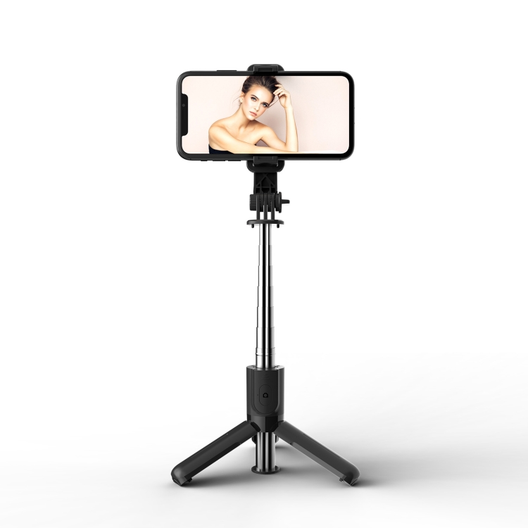  TriPod Selfie Stick Trådlös Bluetooth Svart