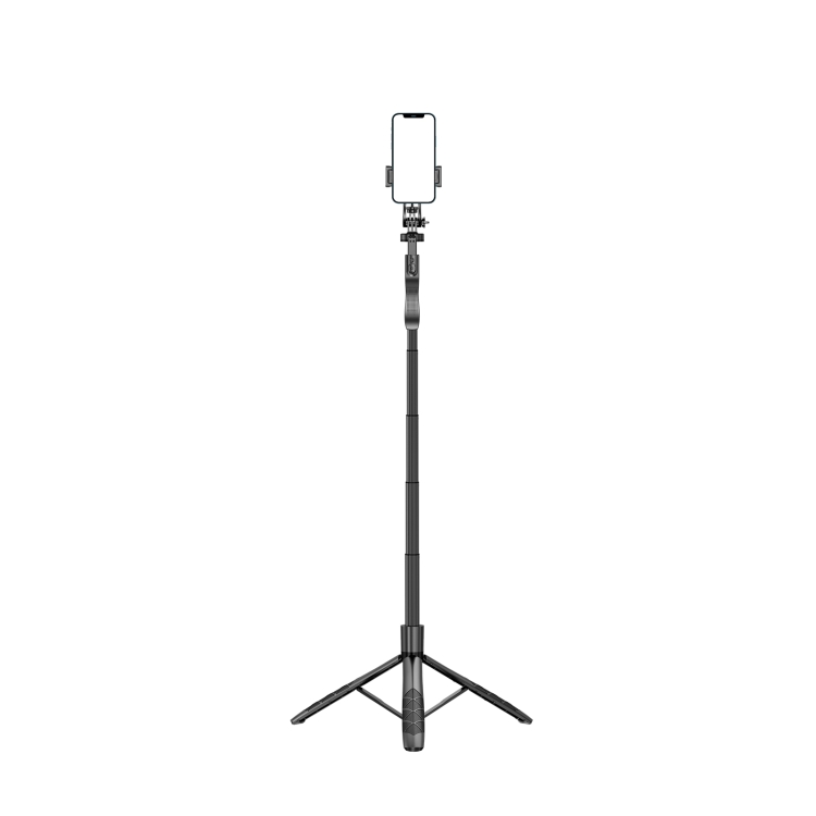  Selfie Stick Tripod 153 cm Bluetooth Svart