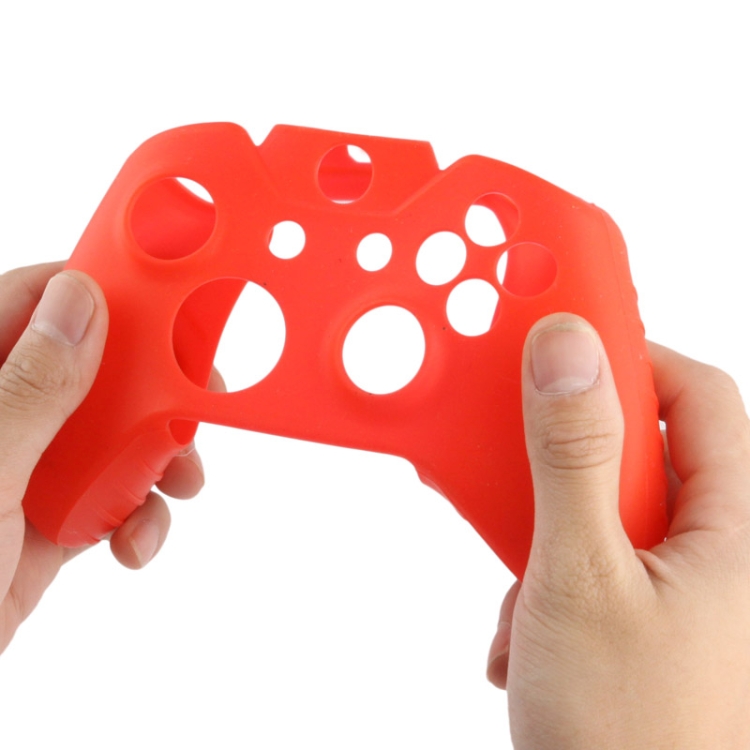  Silikonskal För Xbox One Handkontroll Röd