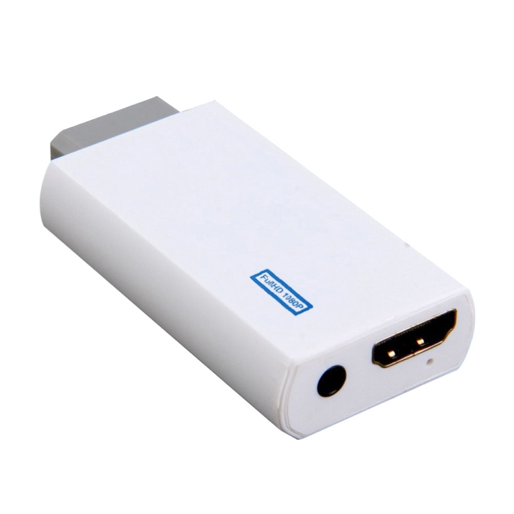  Wii till HDMI Adapter 1080p För Nintendo Wii Vit