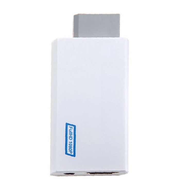  Wii till HDMI Adapter 1080p För Nintendo Wii Vit