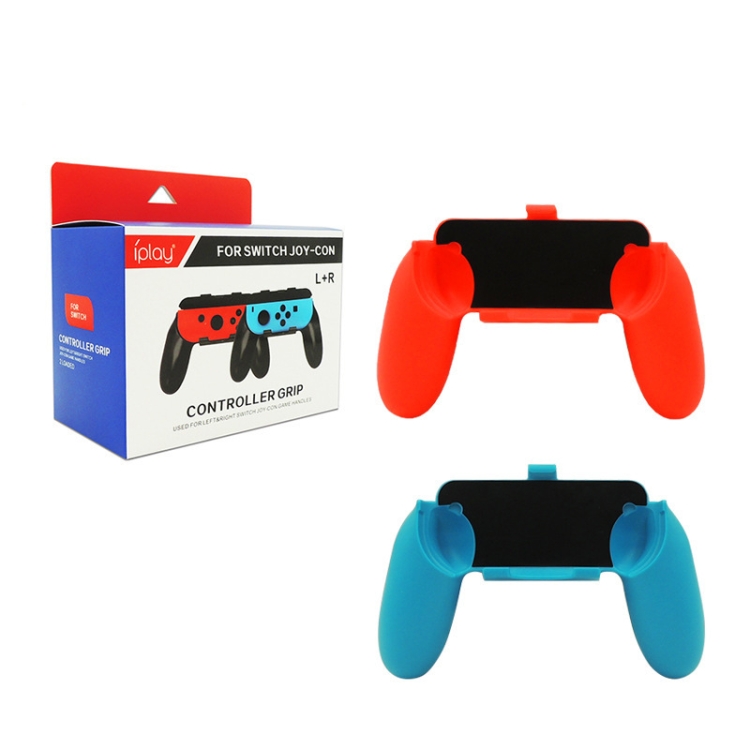 iPlay iPlay 2 st Nintendo Switch Joy-Con Grip Röd/Blå