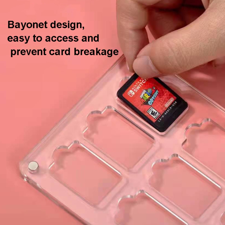  Magnetisk Förvaringsbox För 14 st Nintendo Switch Spel