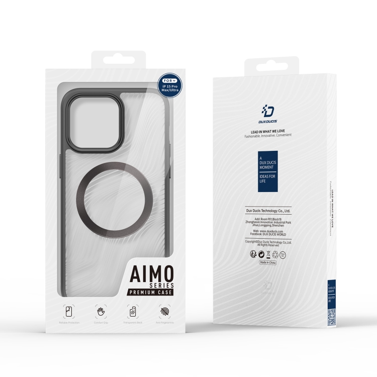 DUX DUCIS DUX DUCIS iPhone 15 Pro Max Skal MagSafe Aimo Series Svart