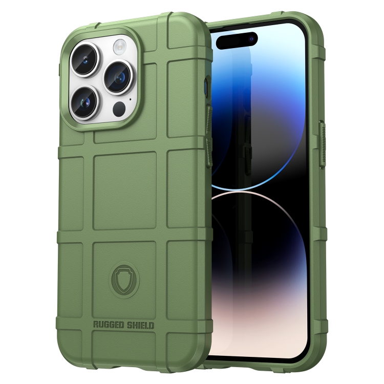  iPhone 15 Pro Max Skal Robust Grön