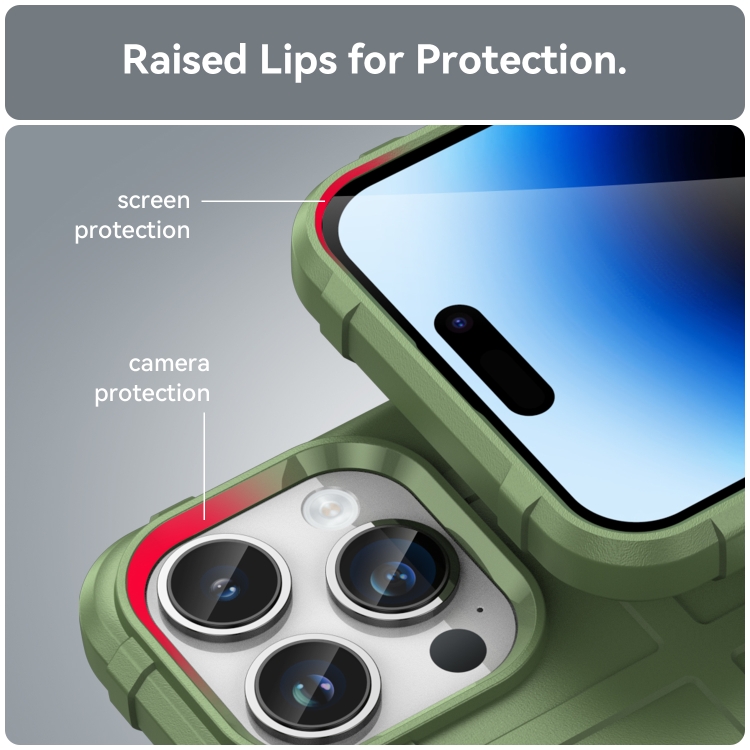  iPhone 15 Pro Max Skal Robust Grön