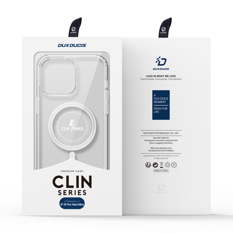 DUX DUCIS DUX DUCIS iPhone 15 Pro Max Skal MagSafe Clin Transparent