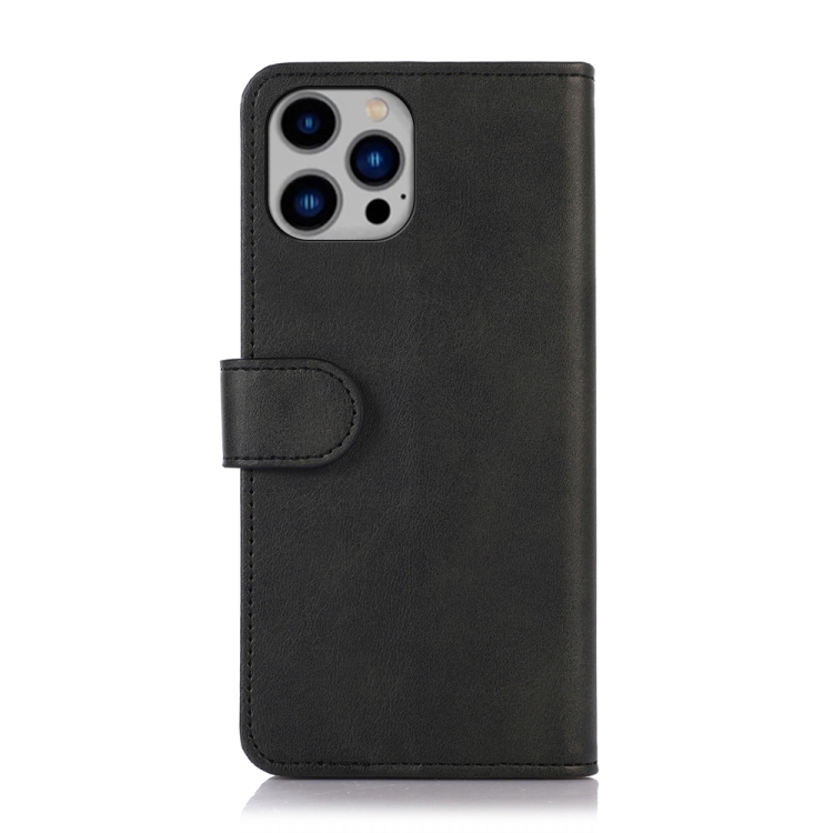  iPhone 15 Pro Max Fodral Läder Svart