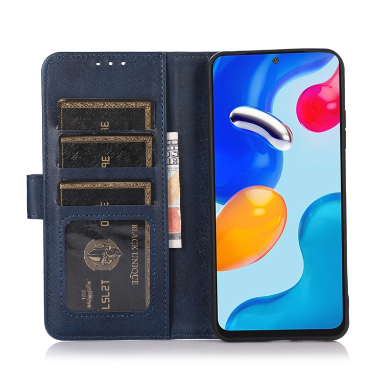  iPhone 15 Pro Max Fodral Läder Blå