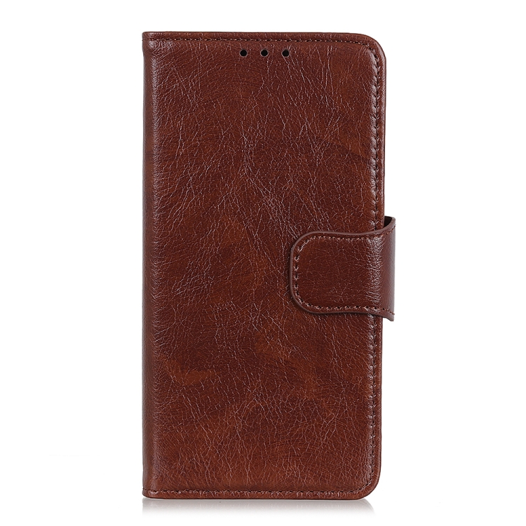  iPhone 15 Pro Max Fodral Läder Nappa Textur Brun