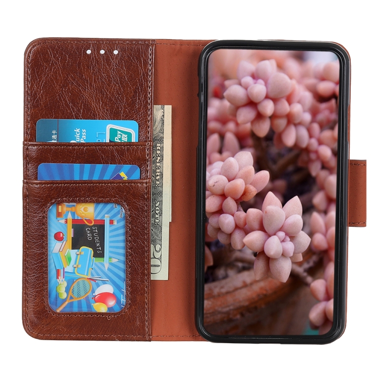  iPhone 15 Pro Max Fodral Läder Nappa Textur Brun