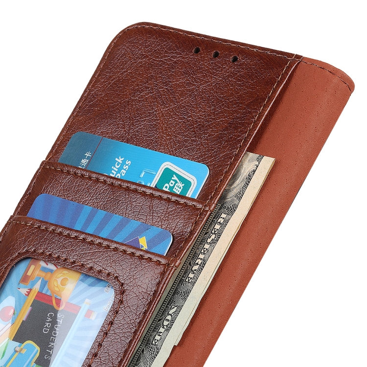  iPhone 15 Pro Max Fodral Läder Nappa Textur Brun