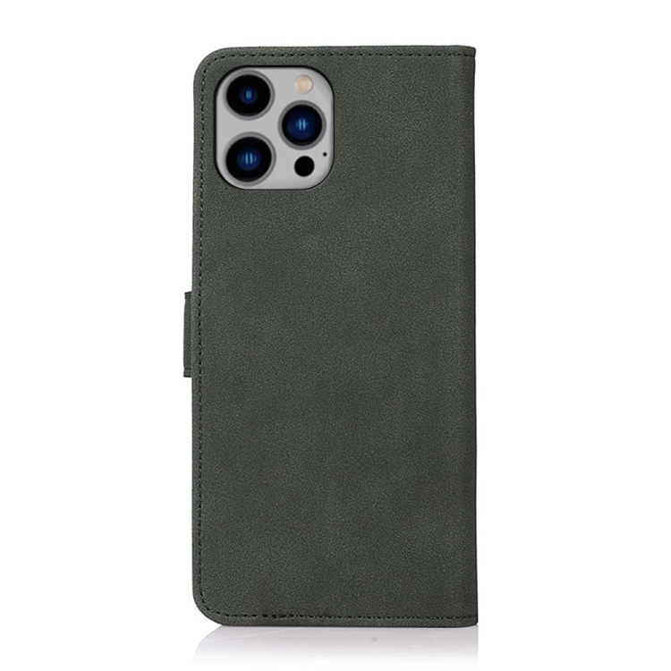 KHAZNEH KHAZNEH iPhone 15 Pro Max Fodral Matt Läder Grön