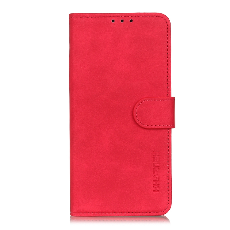 KHAZNEH KHAZNEH iPhone 15 Plus Fodral Retro Läder Röd