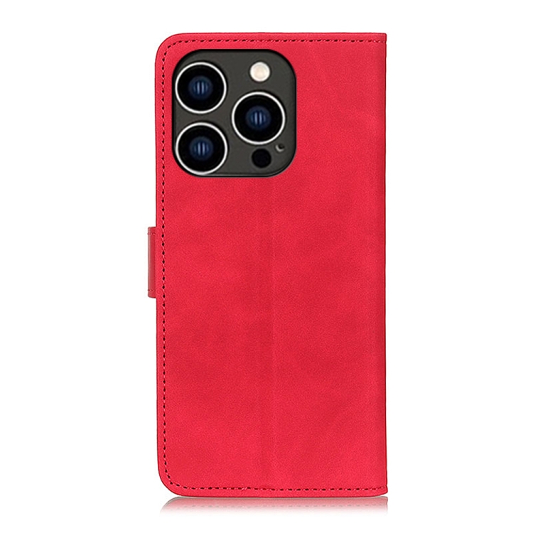 KHAZNEH KHAZNEH iPhone 15 Pro Max Fodral Retro Läder Röd