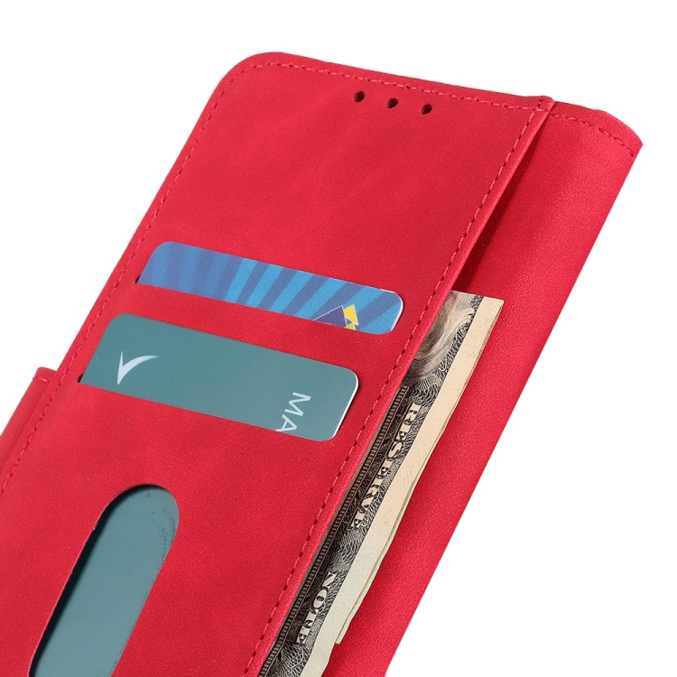 KHAZNEH KHAZNEH iPhone 15 Plus Fodral Retro Läder Röd