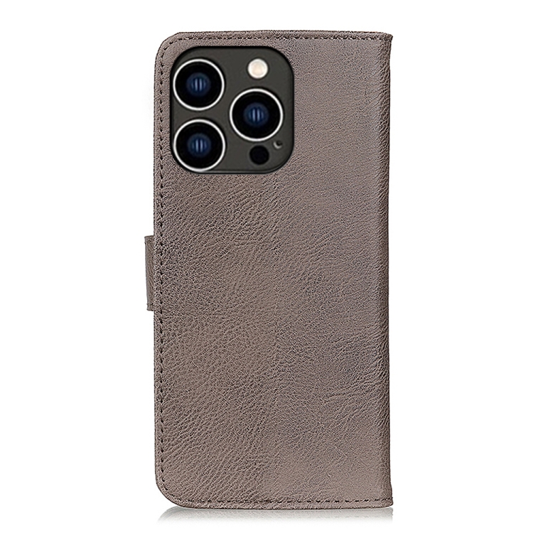 KHAZNEH KHAZNEH iPhone 15 Pro Max Fodral Läder Khaki