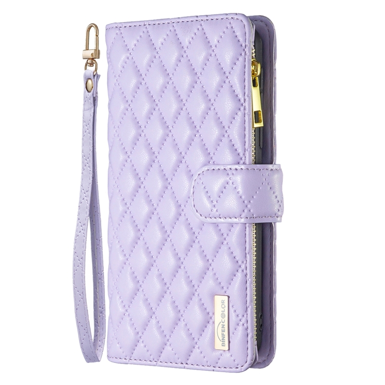 BINFEN BINFEN iPhone 15 Pro Max Fodral Diamond Multifunktionell Lila