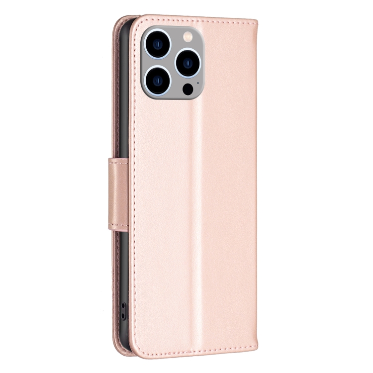  iPhone 15 Pro Max Fodral Med Fjäril Tryck Roséguld