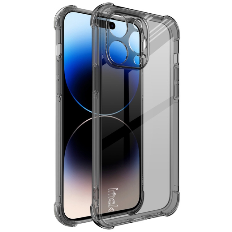 IMAK IMAK iPhone 15 Pro Max Skal Shockproof AirBag Tonad Svart