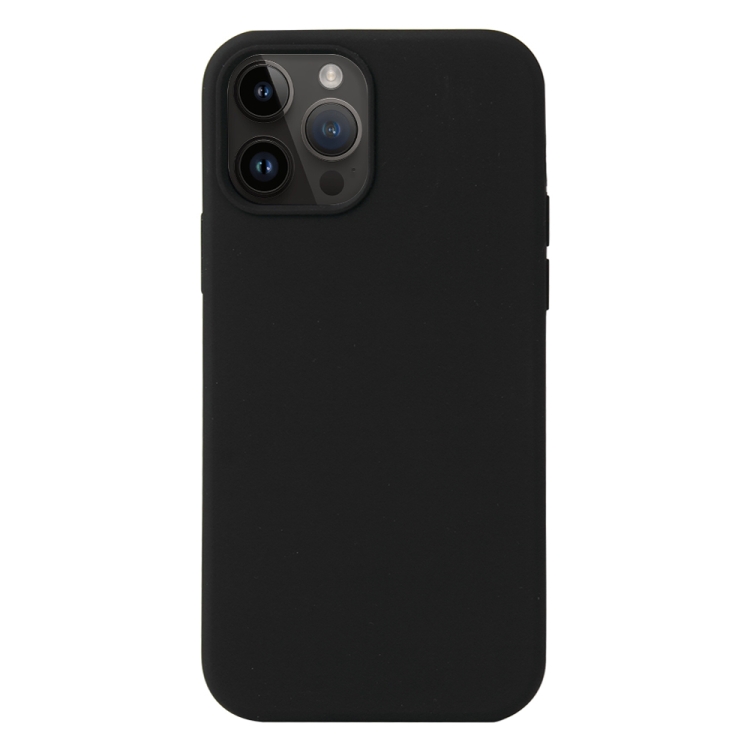  iPhone 15 Pro Max Skal Liquid Silikon Svart