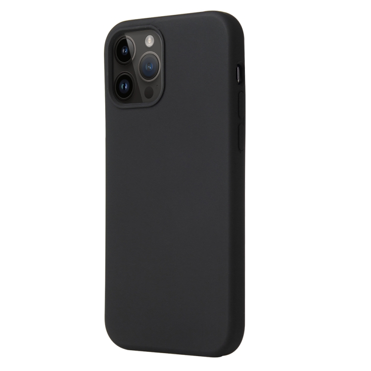  iPhone 15 Pro Max Skal Liquid Silikon Svart