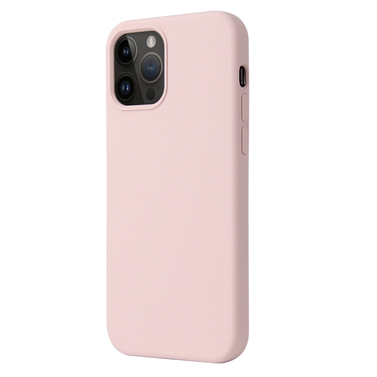  iPhone 15 Pro Max Skal Liquid Silikon Sand Pink