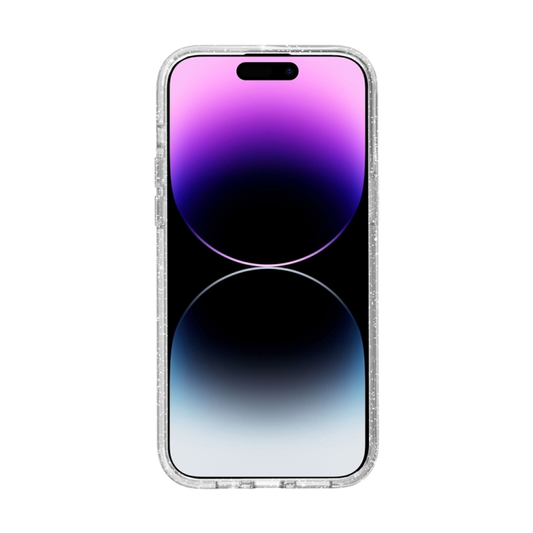  iPhone 15 Pro Max Skal MagSafe Glitter Transparent