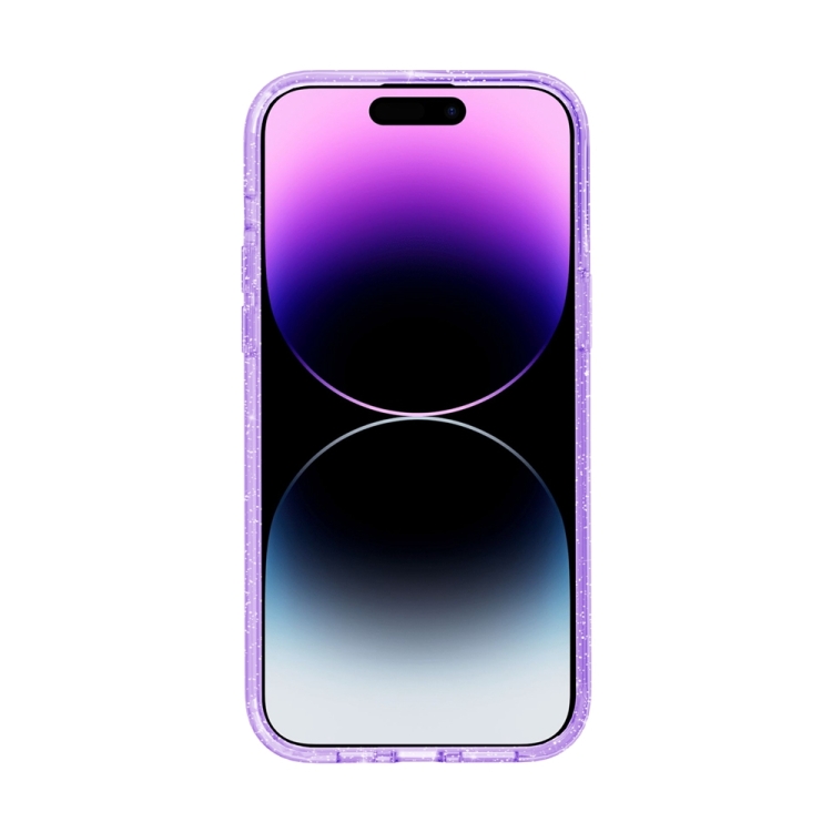  iPhone 15 Pro Max Skal MagSafe Glitter Lila