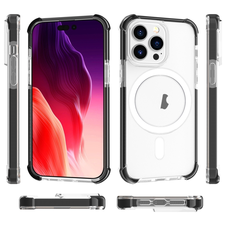  iPhone 15 Pro Max Skal MagSafe Shockproof Akryl Svart