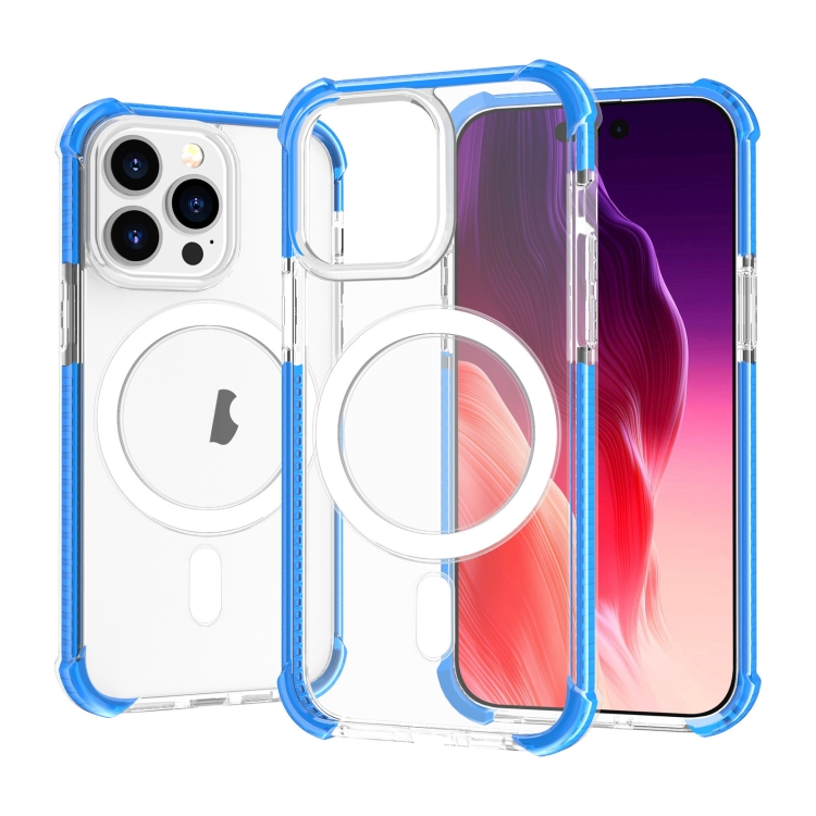  iPhone 15 Pro Max Skal MagSafe Shockproof Akryl Blå