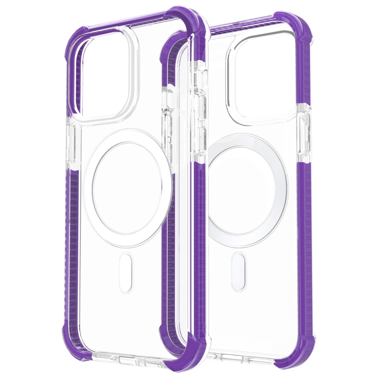  iPhone 15 Pro Max Skal MagSafe Shockproof Akryl Lila