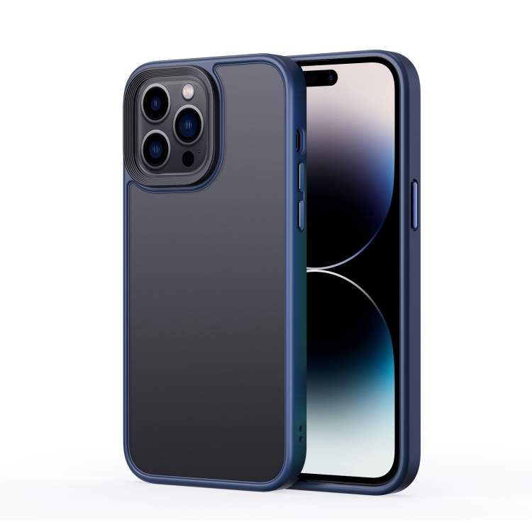  iPhone 15 Pro Max Skal Frostad Hybrid Blå