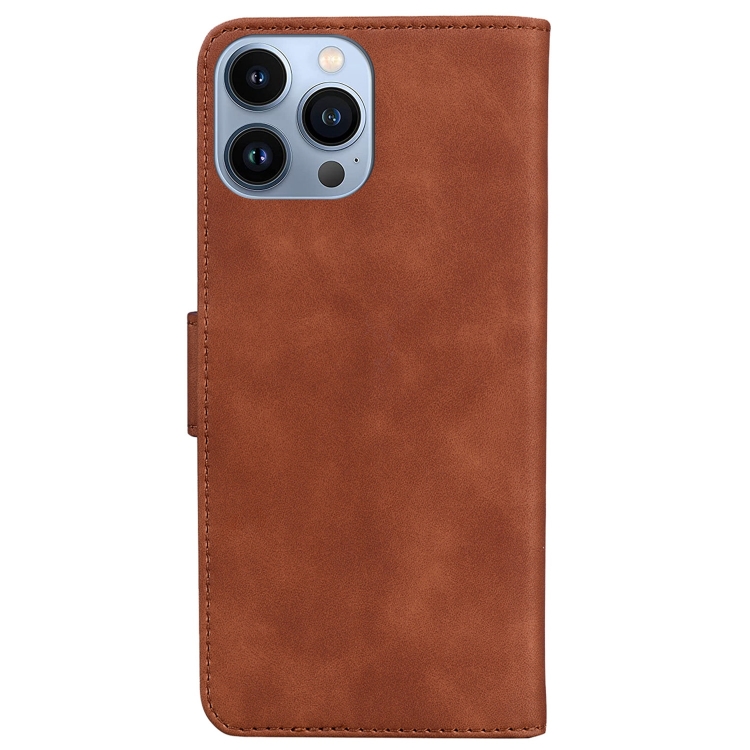  iPhone 15 Pro Max Fodral Skin Touch Brun