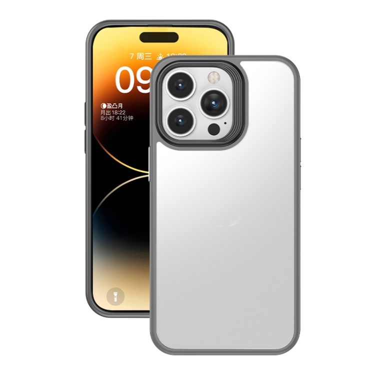  iPhone 15 Pro Max Skal Classic Hybrid Grå