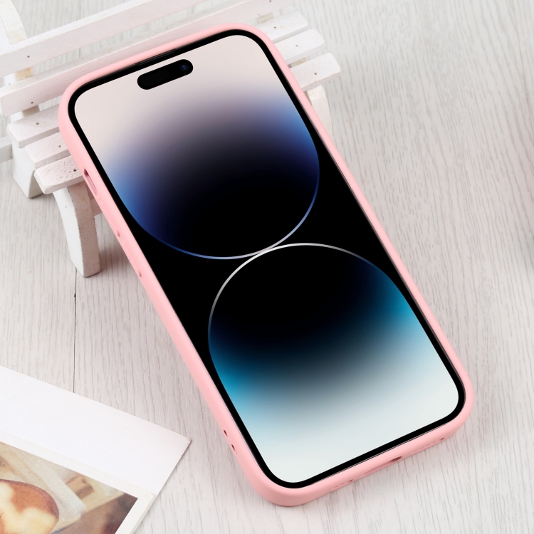  iPhone 15 Pro Max Skal MagSafe Liquid Silikon Rosa