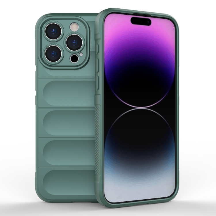  iPhone 15 Pro Max Skal Magic Shield Mörk Grön