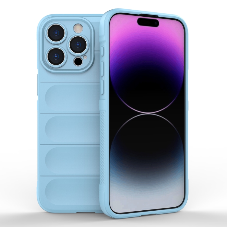  iPhone 15 Pro Max Skal Magic Shield Ljus Blå