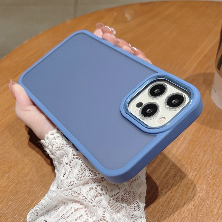  iPhone 15 Pro Max Skal Classic Hybrid Matt Sierra Blue